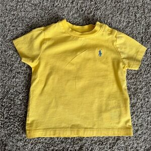 Polo Ralph Lauren Yellow Baby Boy Tee 9M